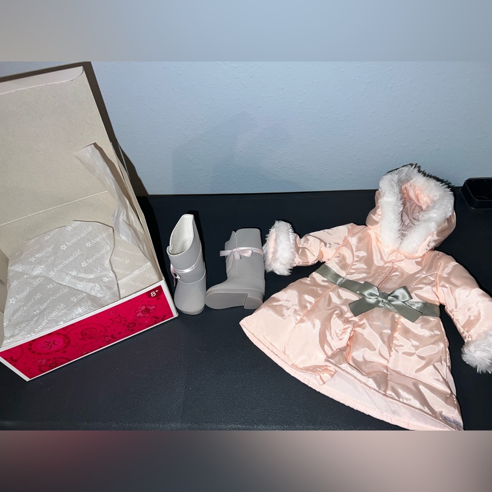 American Girl Pretty Pink Coat Set - Retired Item